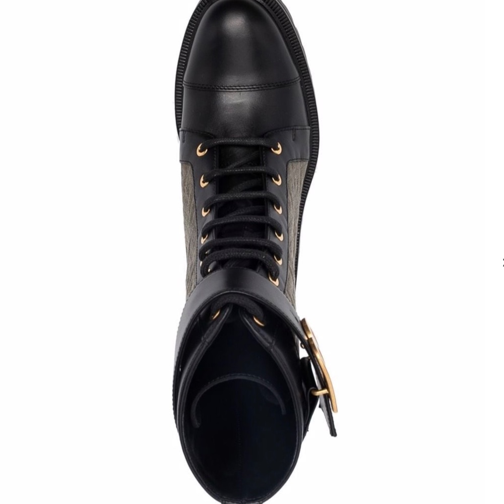 Balmain Ranger Romy Monogram Combat Boots 40 NIB - Picture 13 of 13